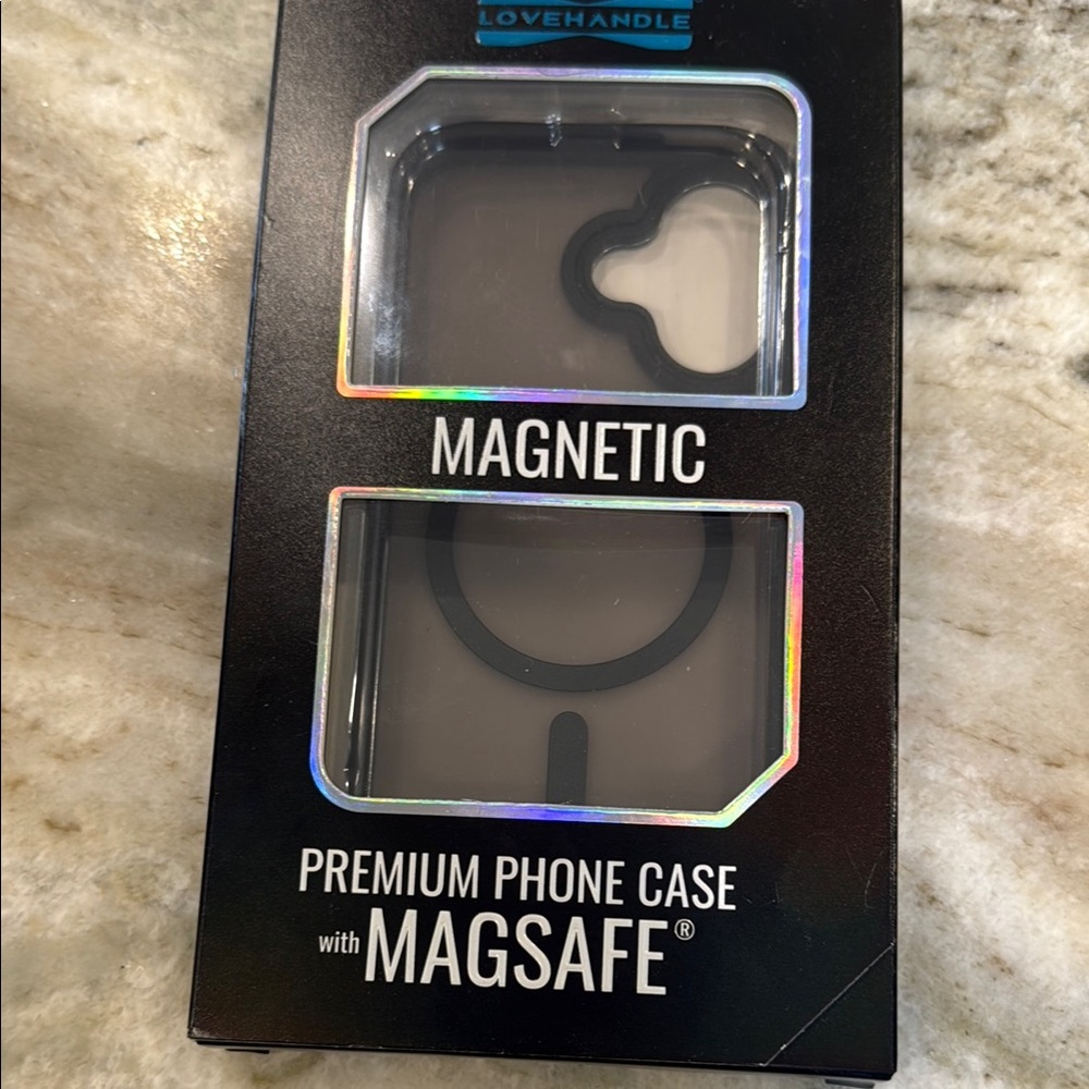 Magnetic Phone Case with MagSafe - Black/Charcoal iPhone 16 NEW
